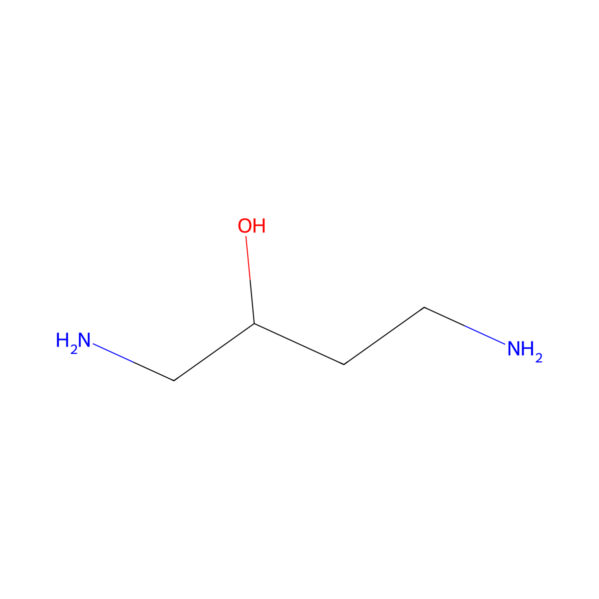 2-Hydroxyputrescine molecular structure, CAS 539-59-3