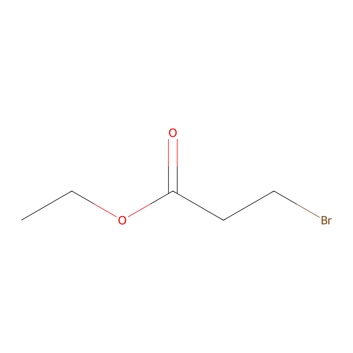 Ethyl 3-bromopropionate molecular structure, CAS 539-74-2
