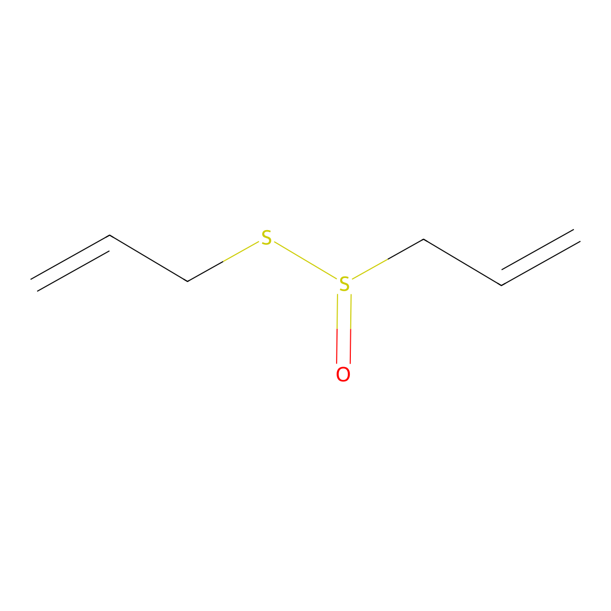 Allicin molecular structure, CAS 539-86-6