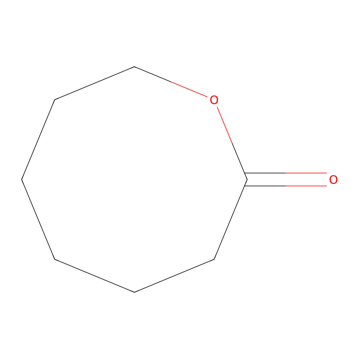 2-Oxocanone molecular structure, CAS 539-87-7