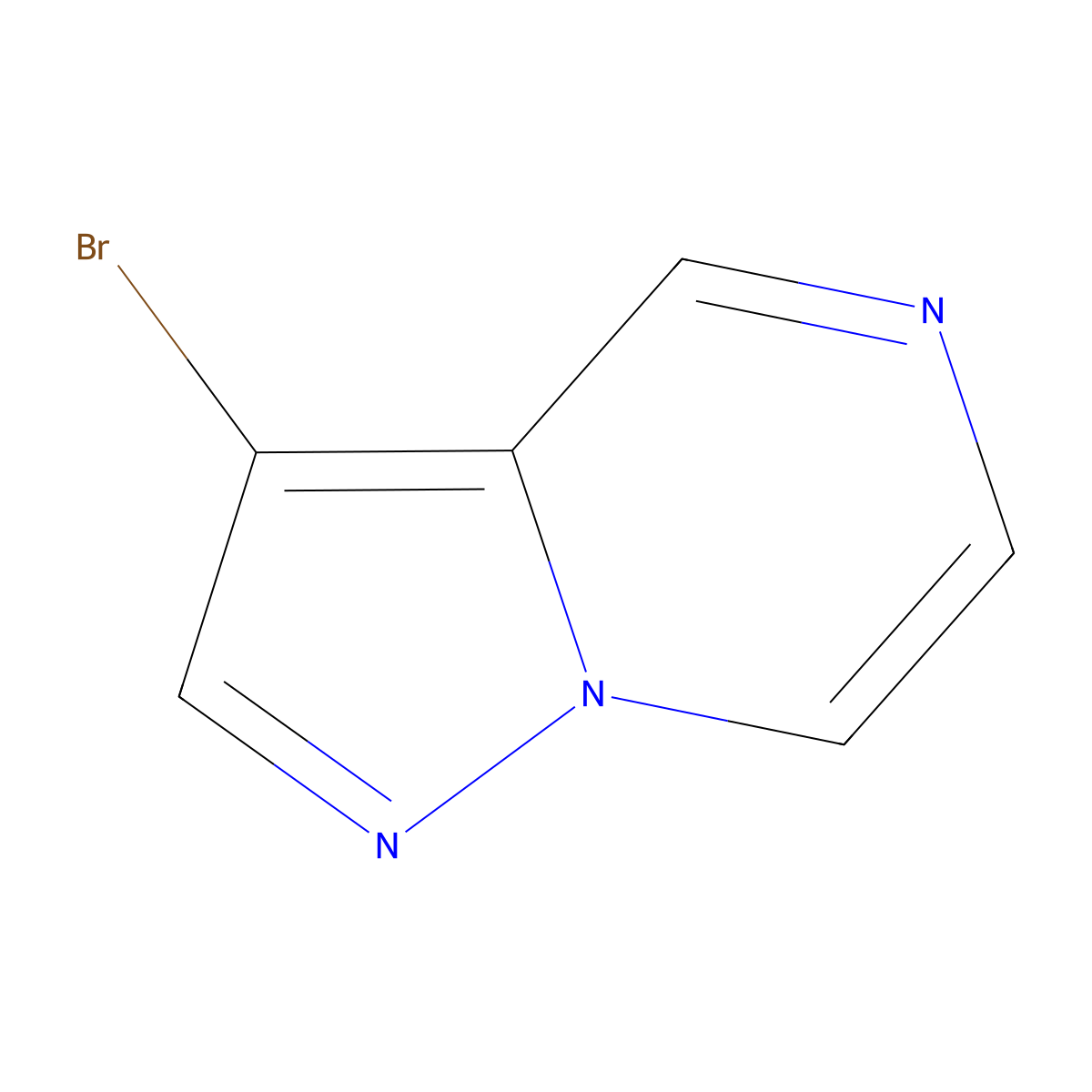 3-Bromopyrazolo[1,5-a]pyrazine molecular structure, CAS 53902-93-5