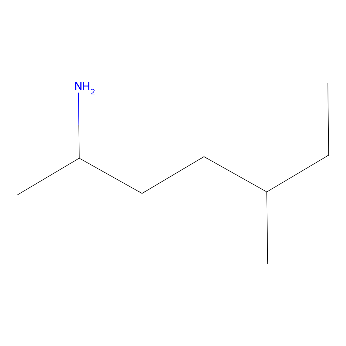 5-Methyl-2-heptanamine molecular structure, CAS 53907-81-6