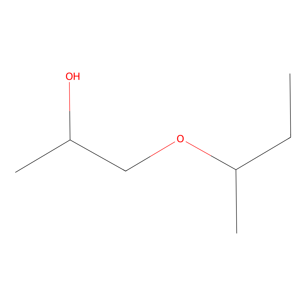 1-(1-Methylpropoxy)-2-propanol molecular structure, CAS 53907-95-2