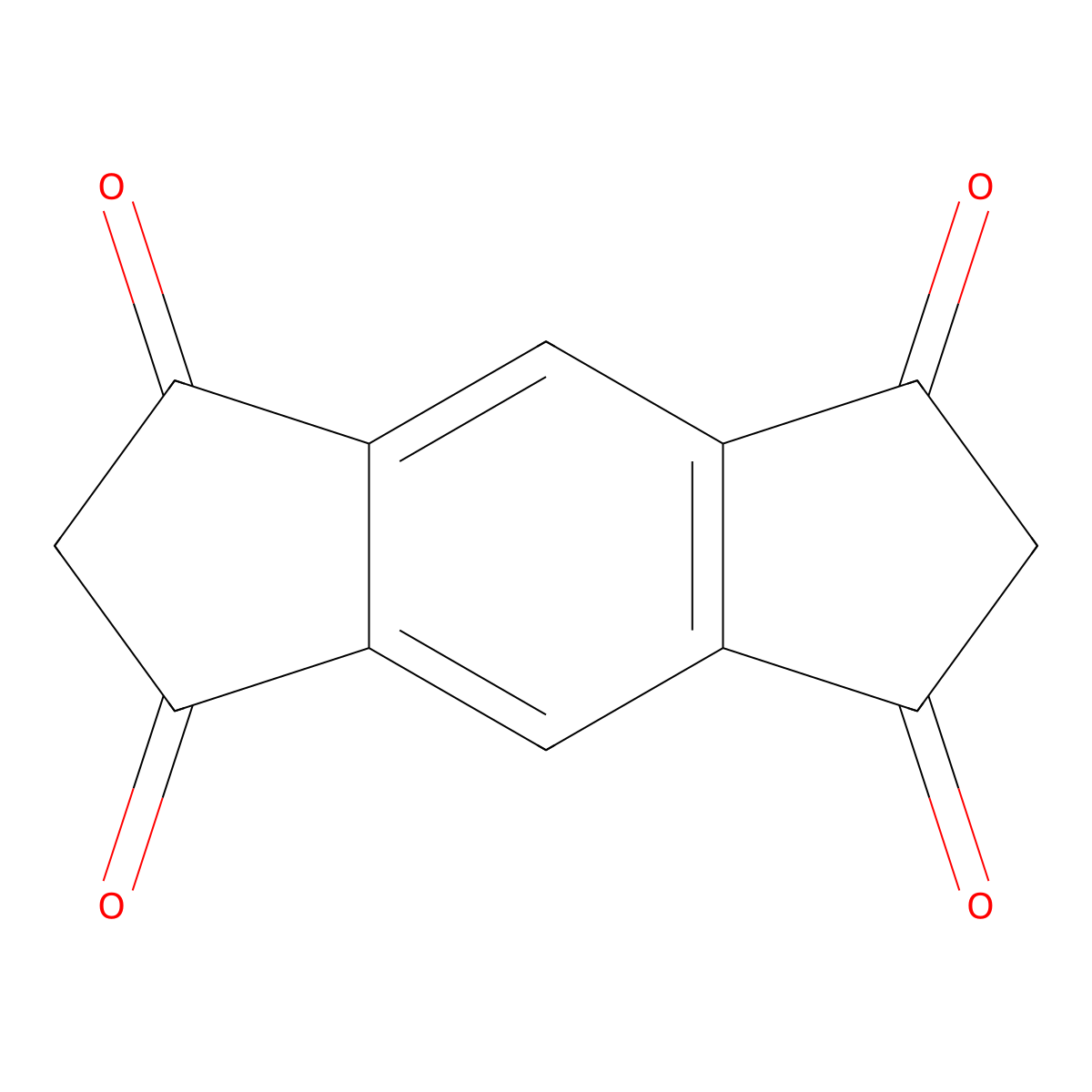 s-Indacene-1,3,5,7(2H,6H)-tetrone molecular structure, CAS 53910-13-7
