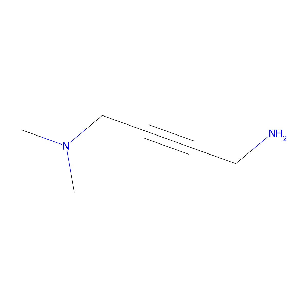 (4-Aminobut-2-yn-1-yl)dimethylamine molecular structure, CAS 53913-95-4