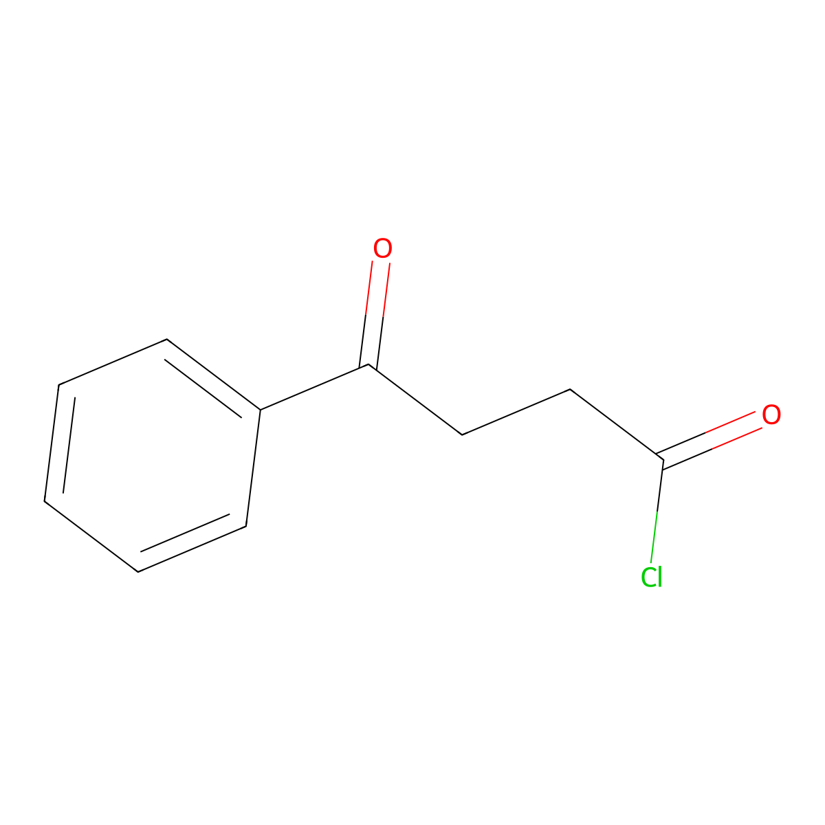 4-Oxo-4-phenylbutanoyl chloride molecular structure, CAS 53917-82-1