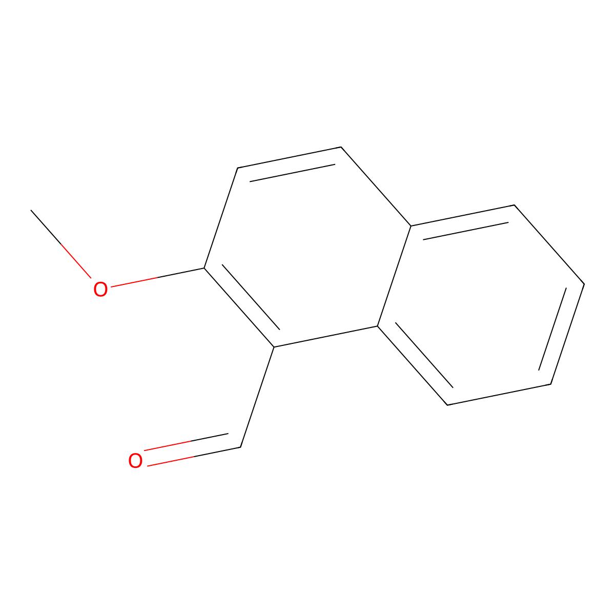 2-Methoxy-1-naphthaldehyde molecular structure, CAS 5392-12-1