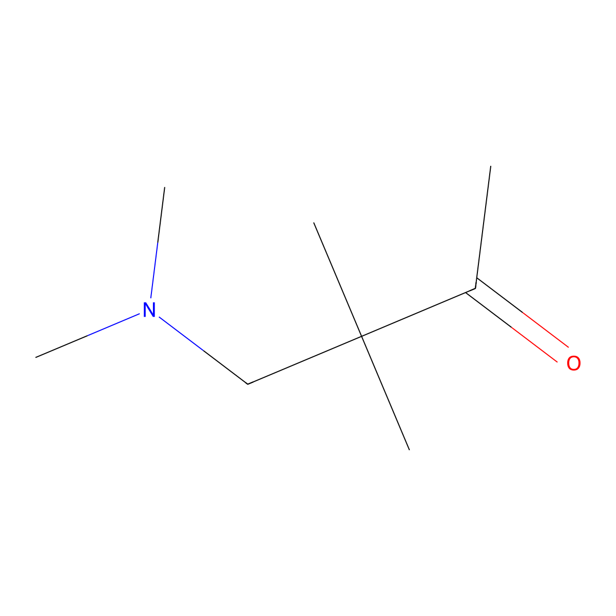 4-(Dimethylamino)-3,3-dimethylbutan-2-one molecular structure, CAS 53921-82-7
