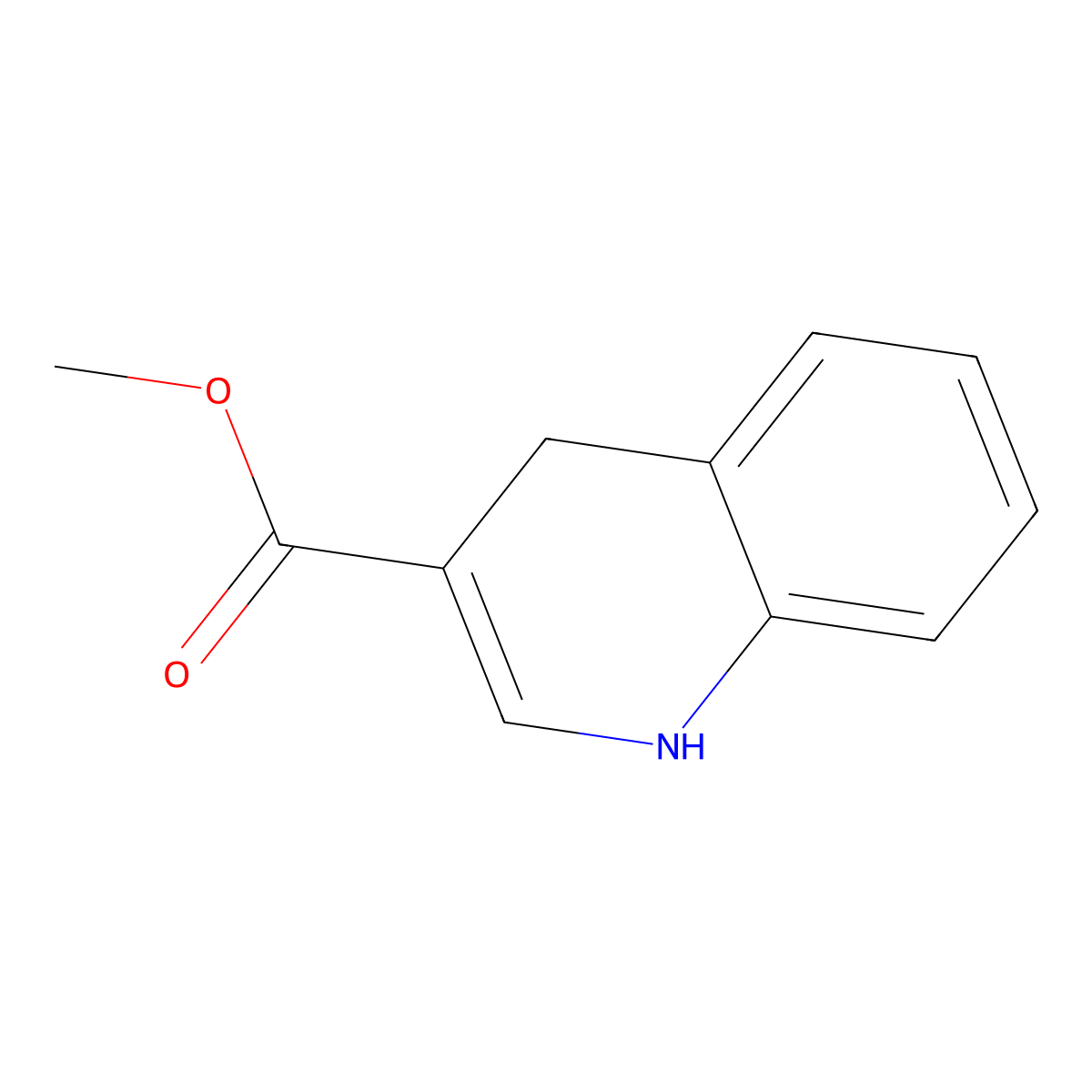 Methyl 1,4-dihydroquinoline-3-carboxylate molecular structure, CAS 53936-94-0