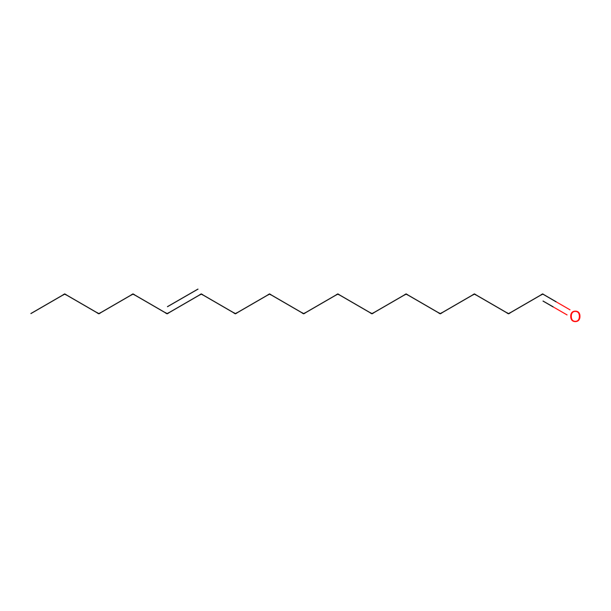 11-Hexadecenal, (11Z)- molecular structure, CAS 53939-28-9
