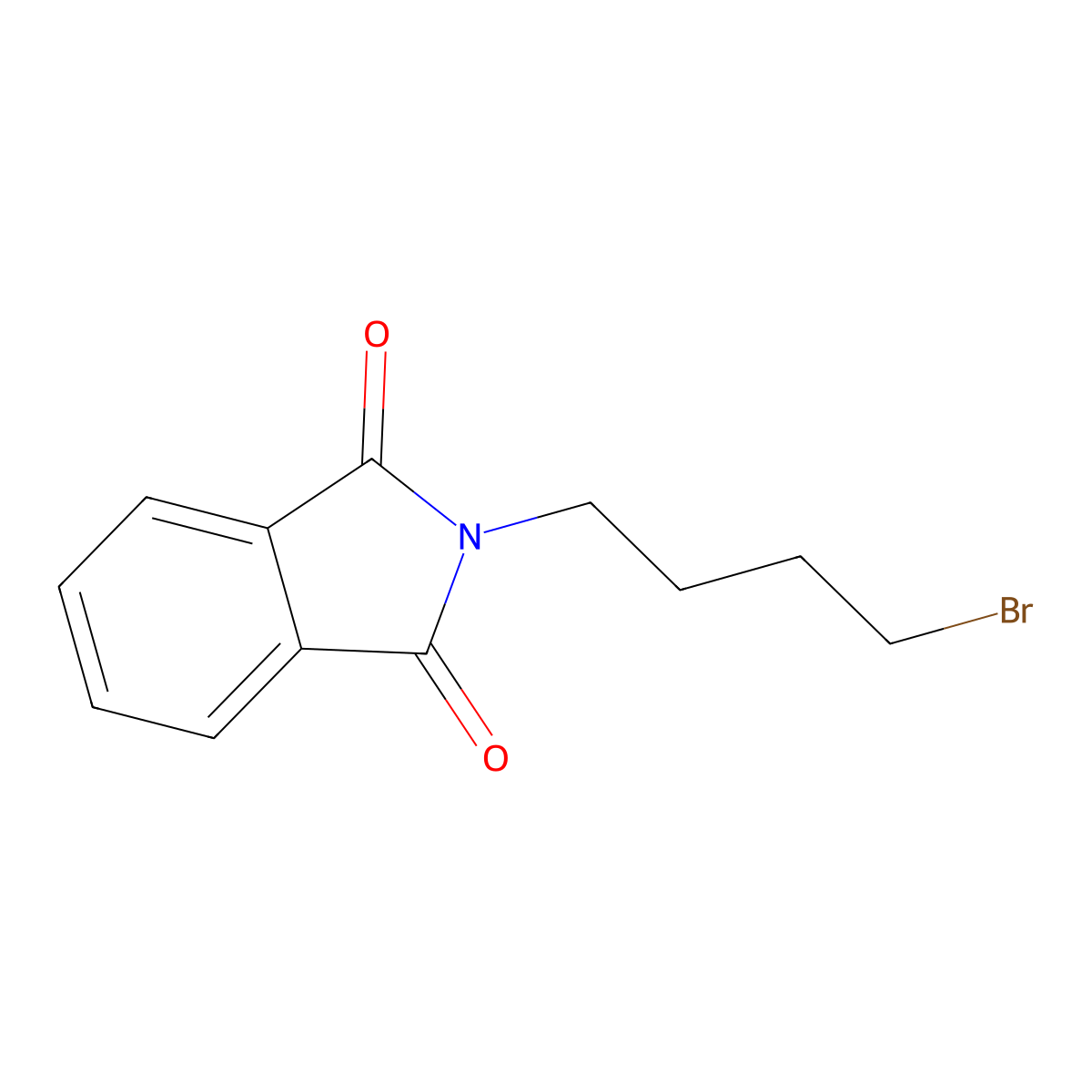 N-(4-Bromobutyl)phthalimide molecular structure, CAS 5394-18-3