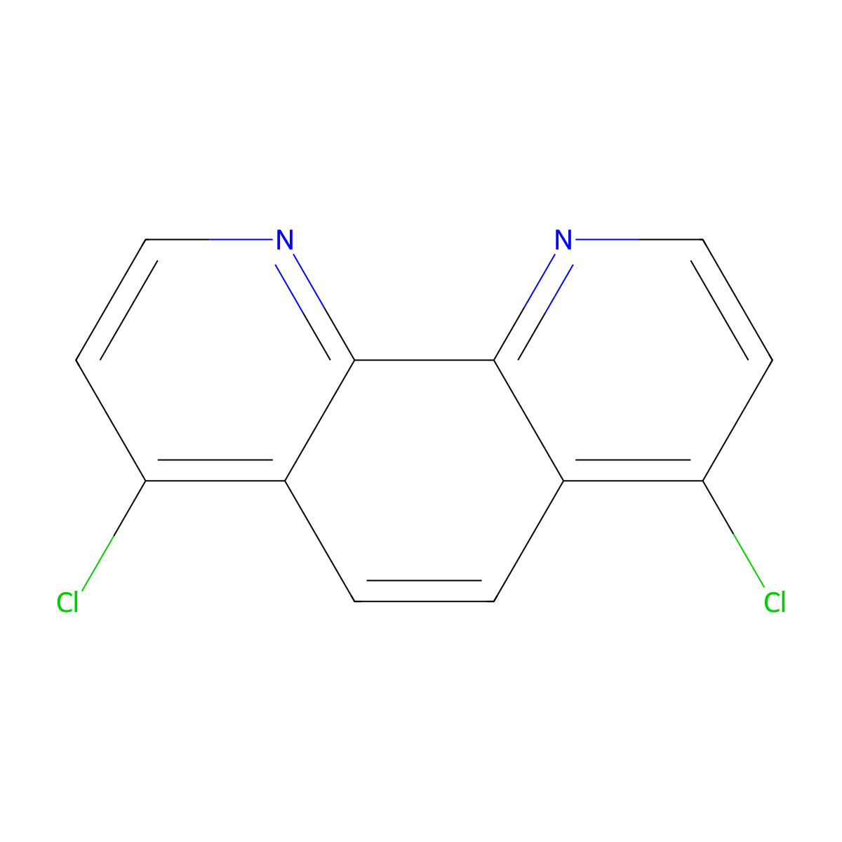 4,7-Dichloro-1,10-phenanthroline molecular structure, CAS 5394-23-0