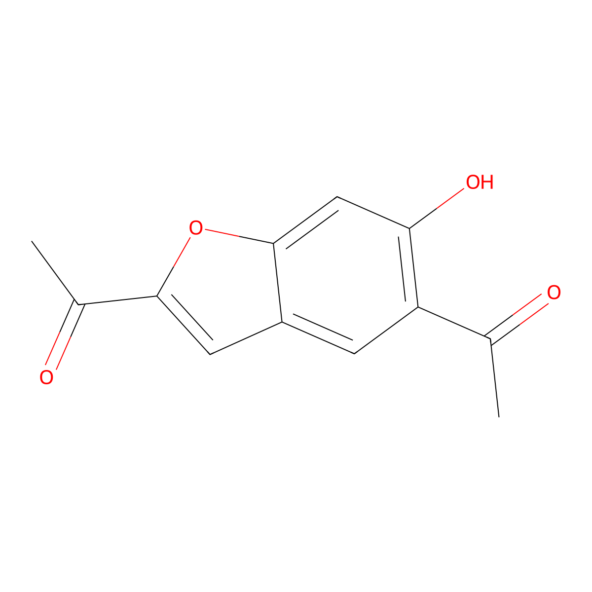 Euparone molecular structure, CAS 53947-86-7