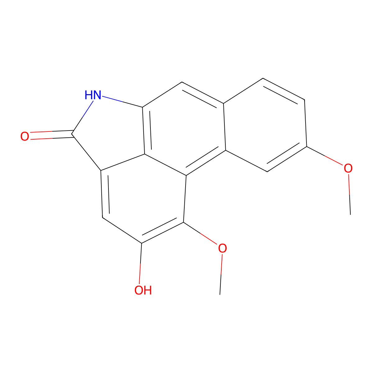 Aristolactam A III molecular structure, CAS 53948-08-6
