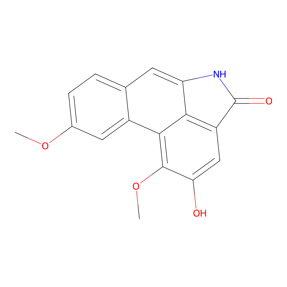 Aristolactam A III molecular structure, CAS 53948-08-6