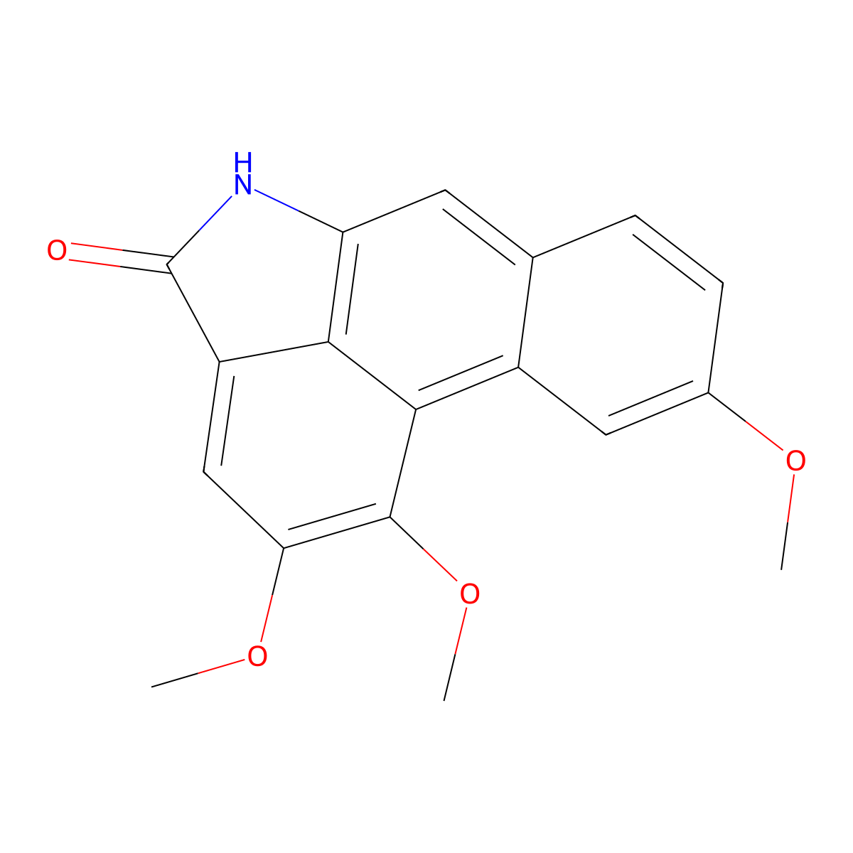 Aristolactam Biii molecular structure, CAS 53948-10-0
