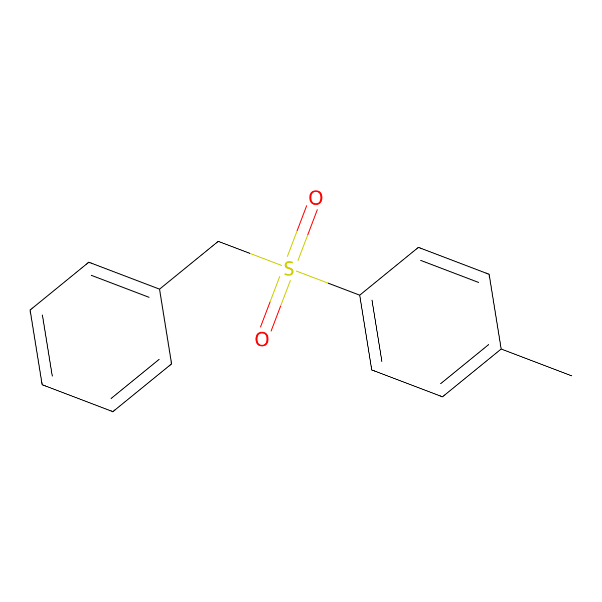 1-(Benzylsulfonyl)-4-methylbenzene molecular structure, CAS 5395-20-0