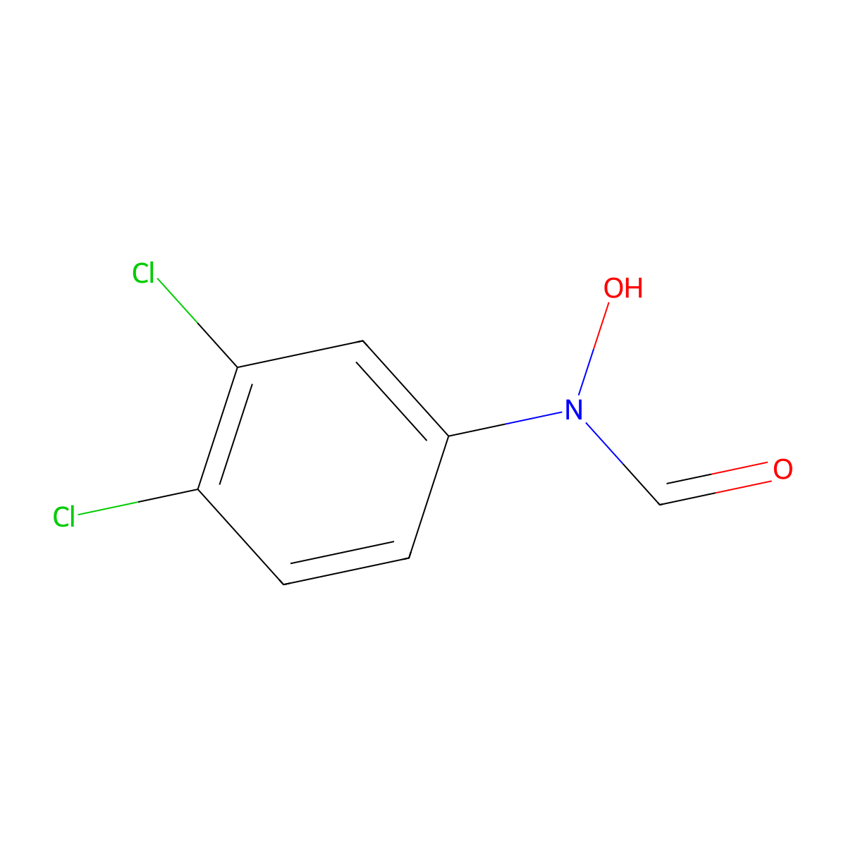 N-Hydroxy-3,4-dichloroformanilide molecular structure, CAS 53950-62-2