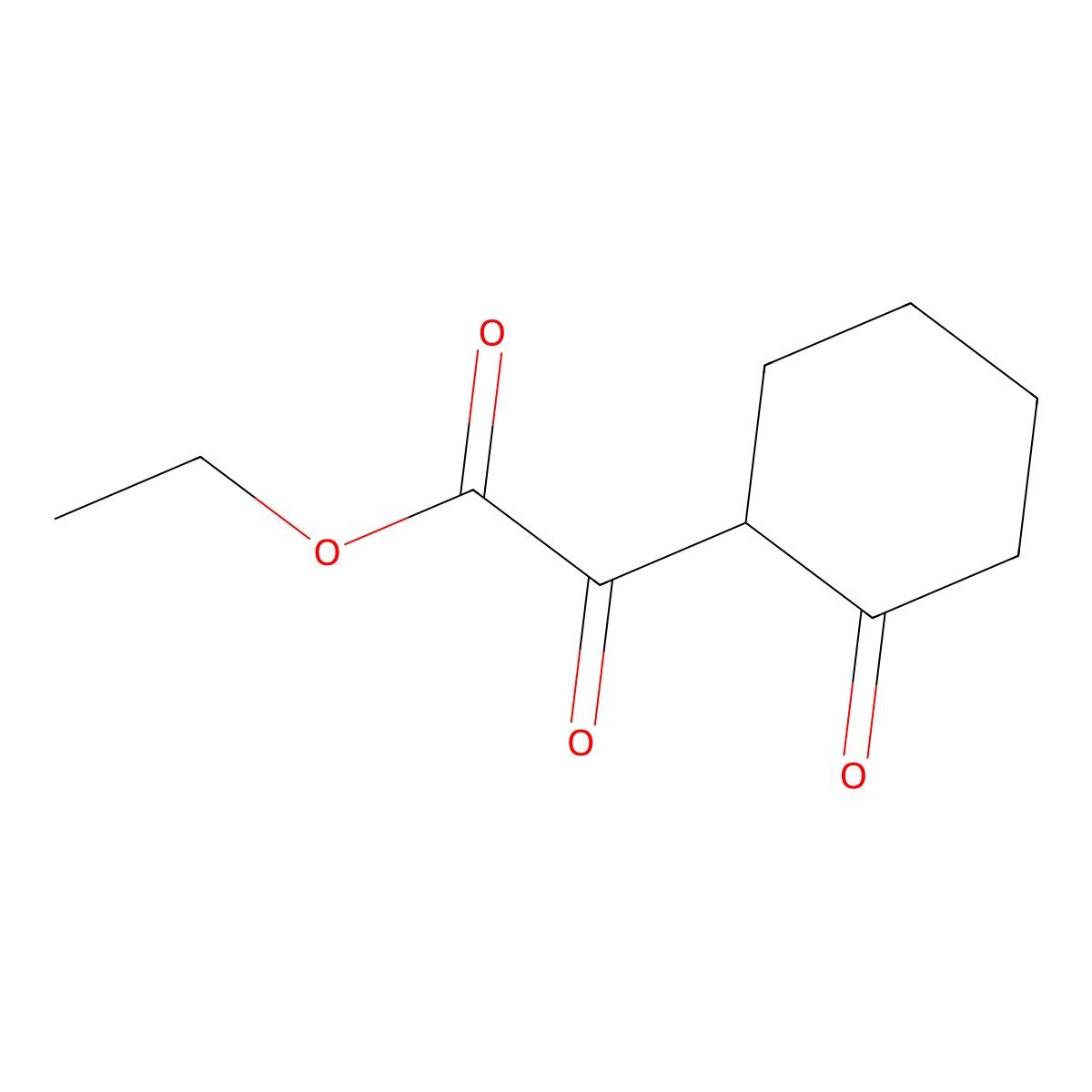 Ethyl 2-oxo-2-(2-oxocyclohexyl)acetate molecular structure, CAS 5396-14-5