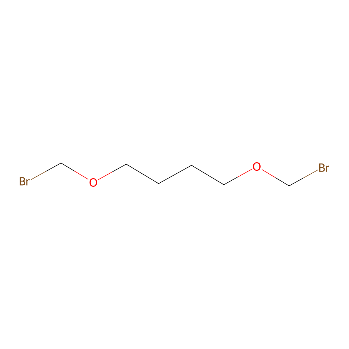 1,4-Bis(bromomethoxy)butane molecular structure, CAS 53970-35-7