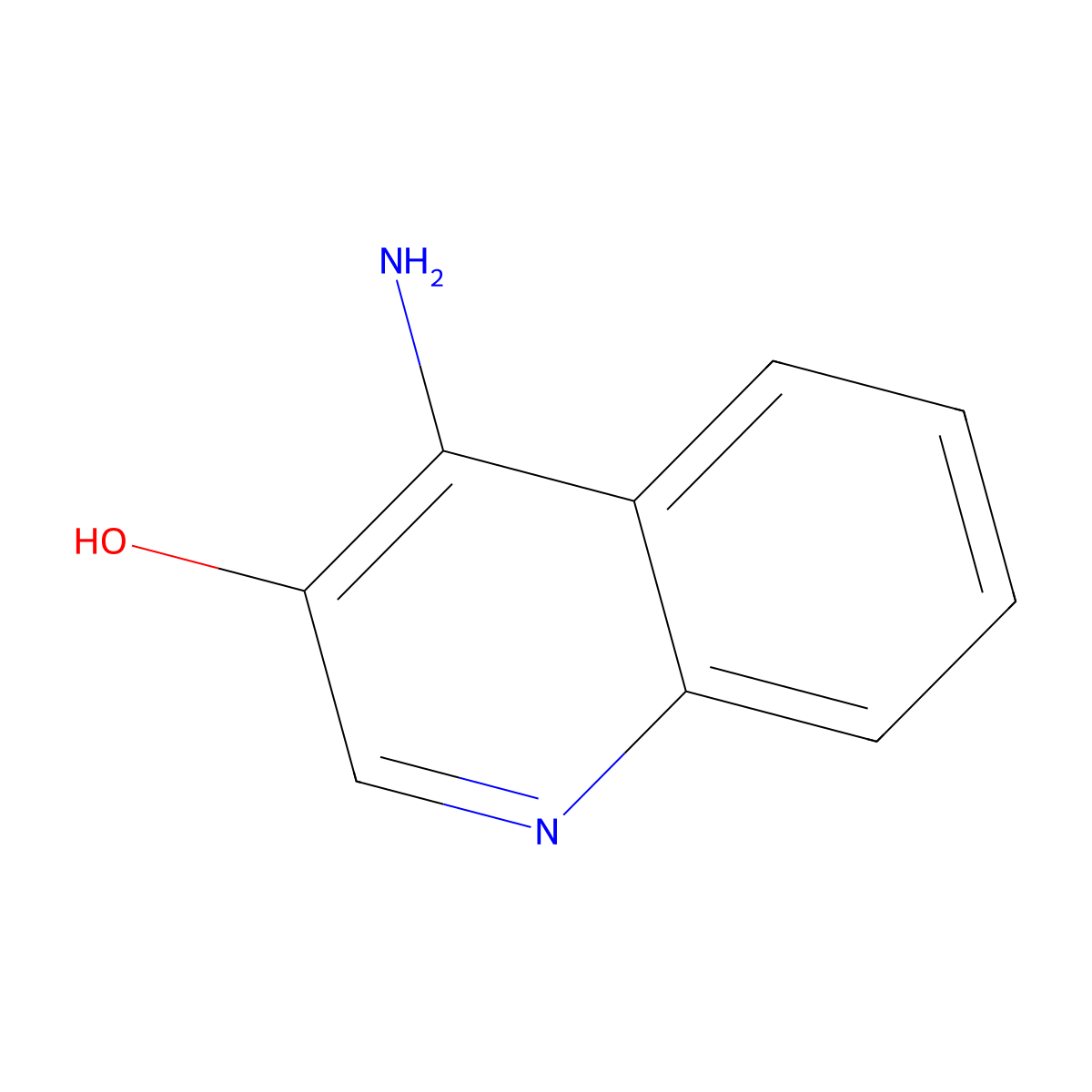 4-Aminoquinolin-3-ol molecular structure, CAS 53972-05-7