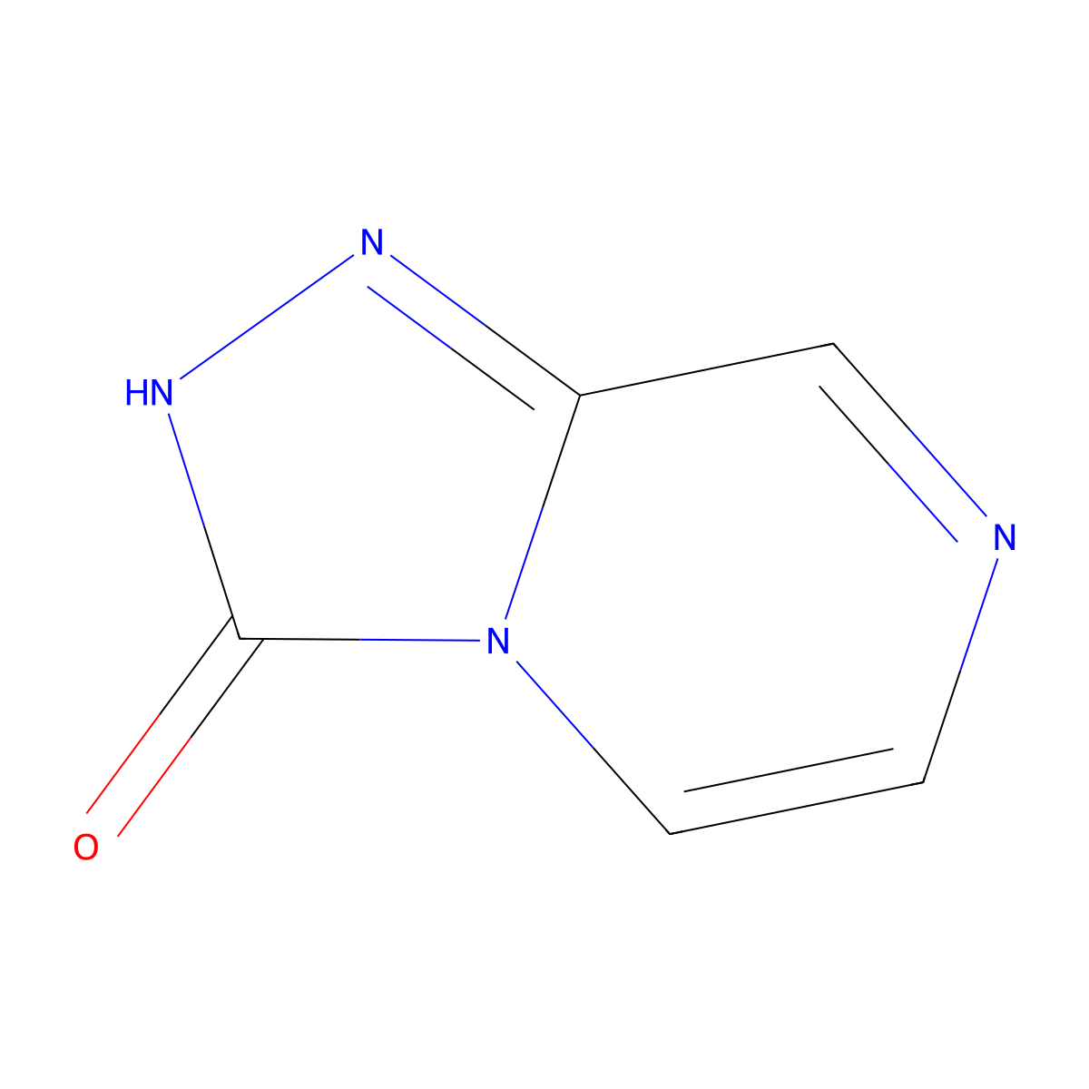 2H,3H-(1,2,4)triazolo(4,3-a)pyrazin-3-one molecular structure, CAS 53975-75-0