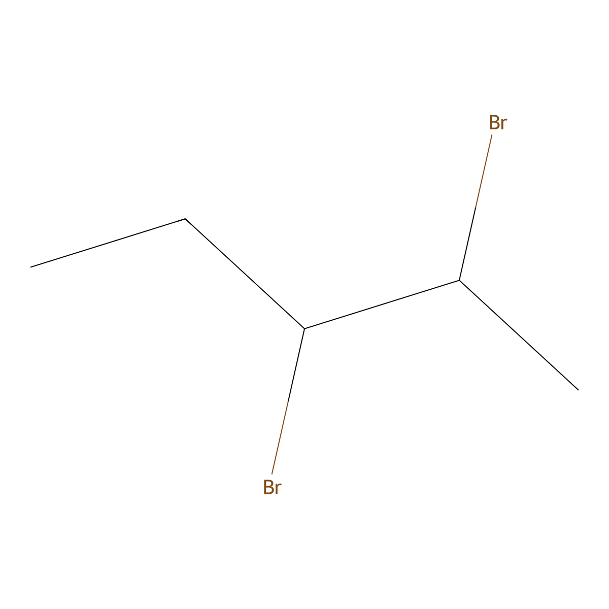 2,3-Dibromopentane molecular structure, CAS 5398-25-4