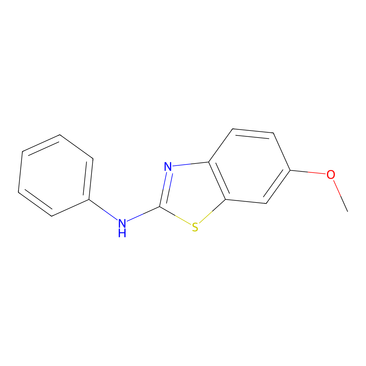 6-Methoxy-N-phenylbenzo[d]thiazol-2-amine molecular structure, CAS 539811-75-1