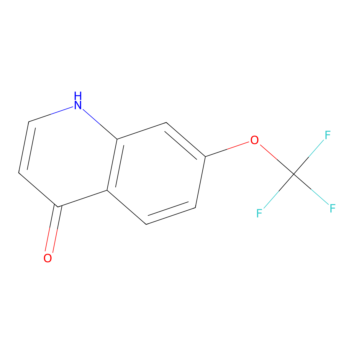7-(Trifluoromethoxy)quinolin-4-ol molecular structure, CAS 53985-75-4