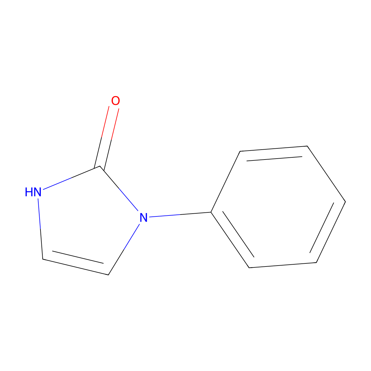 1-phenyl-2,3-dihydro-1H-imidazol-2-one molecular structure, CAS 53995-06-5