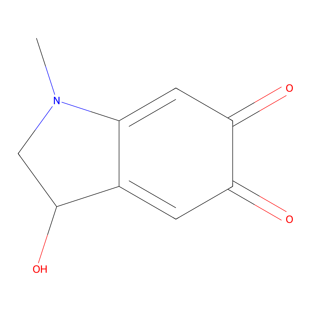 Adrenochrome molecular structure, CAS 54-06-8
