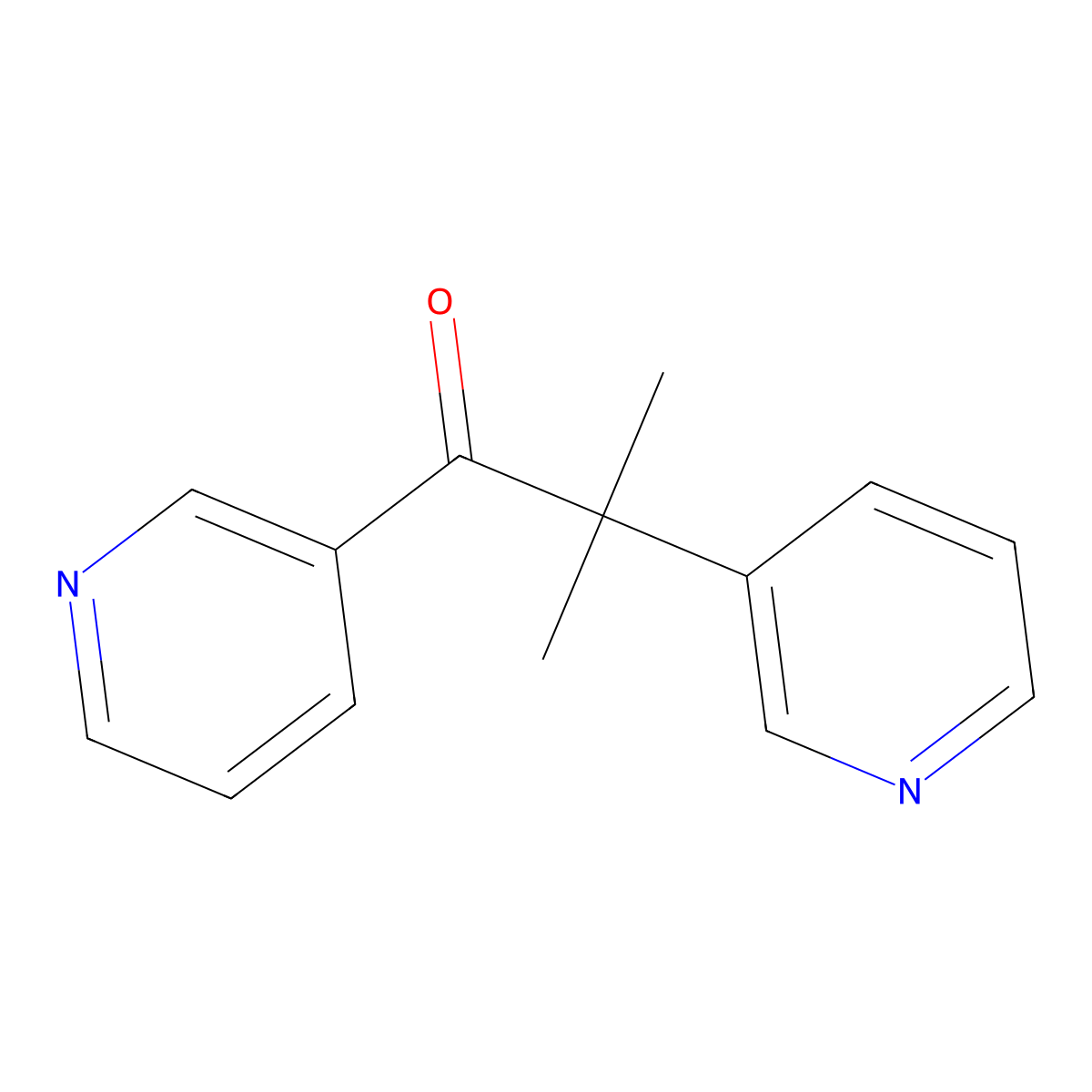 Metyrapone molecular structure, CAS 54-36-4