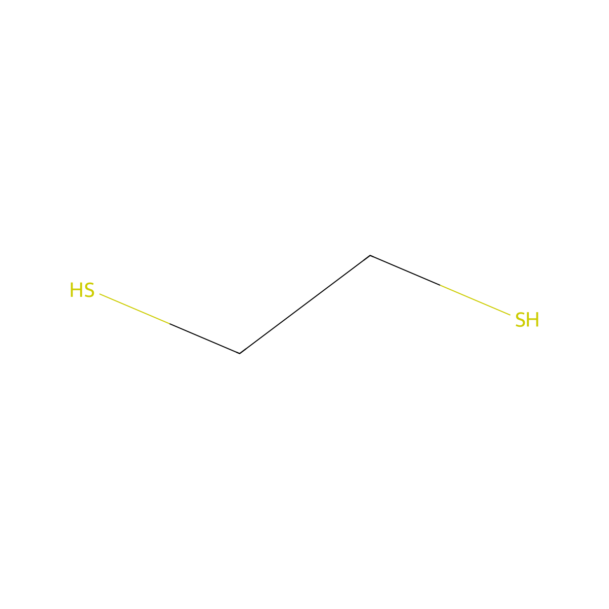 1,2-Ethanedithiol molecular structure, CAS 540-63-6