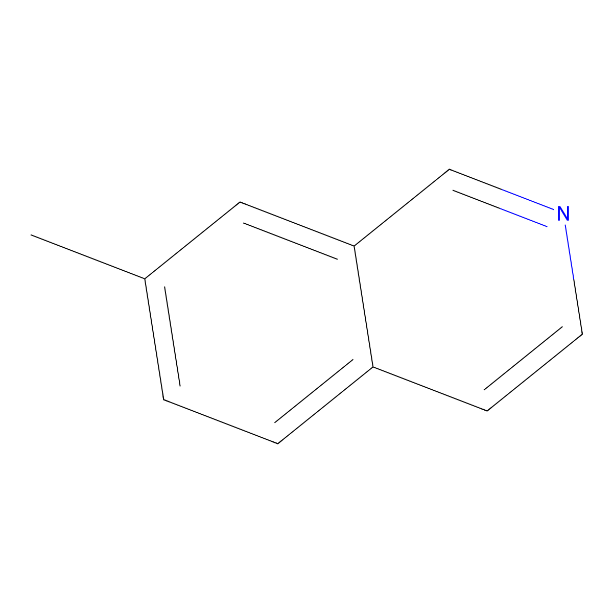 7-Methylisoquinoline molecular structure, CAS 54004-38-5