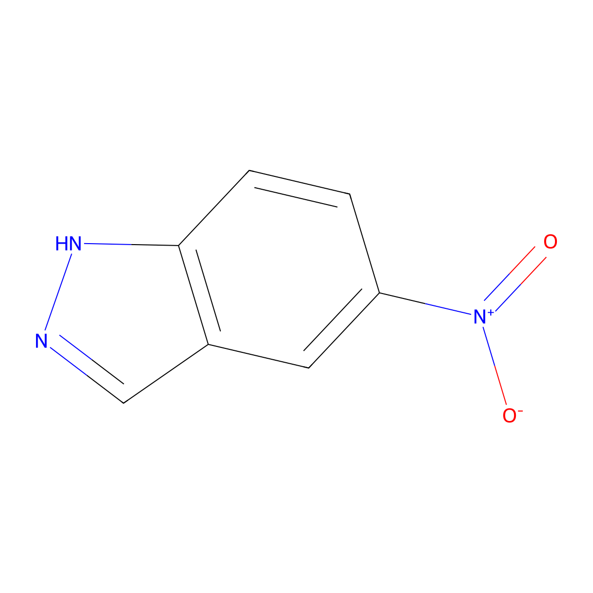 5-Nitroindazole molecular structure, CAS 5401-94-5