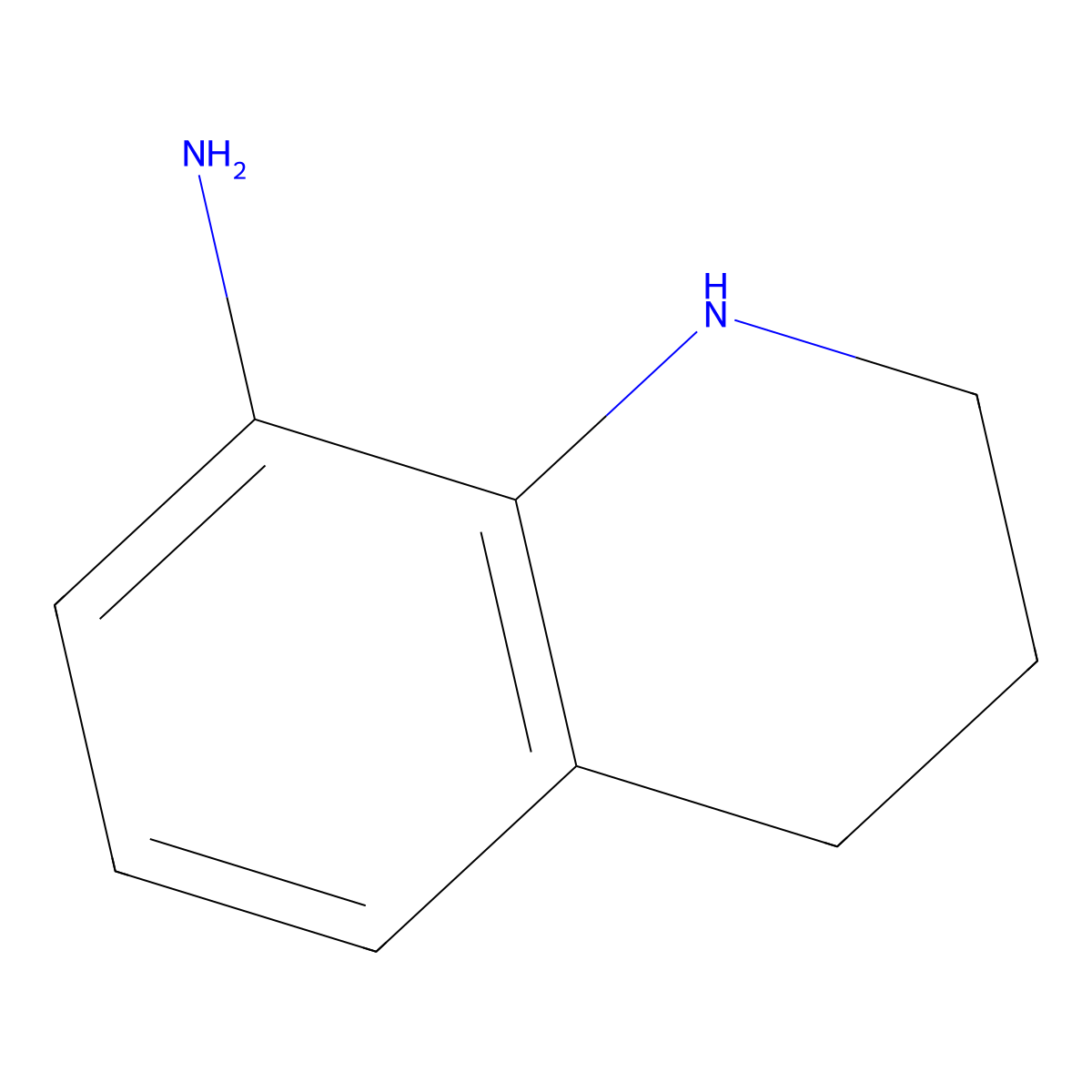 8-Quinolinamine, 1,2,3,4-tetrahydro- molecular structure, CAS 54012-92-9