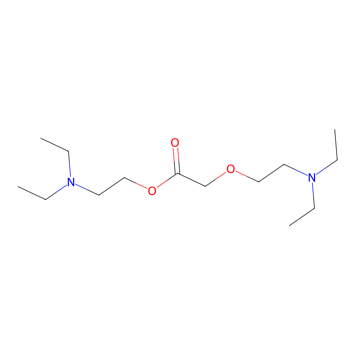 2-(Diethylamino)ethyl 2-[2-(diethylamino)ethoxy]acetate molecular structure, CAS 5402-56-2