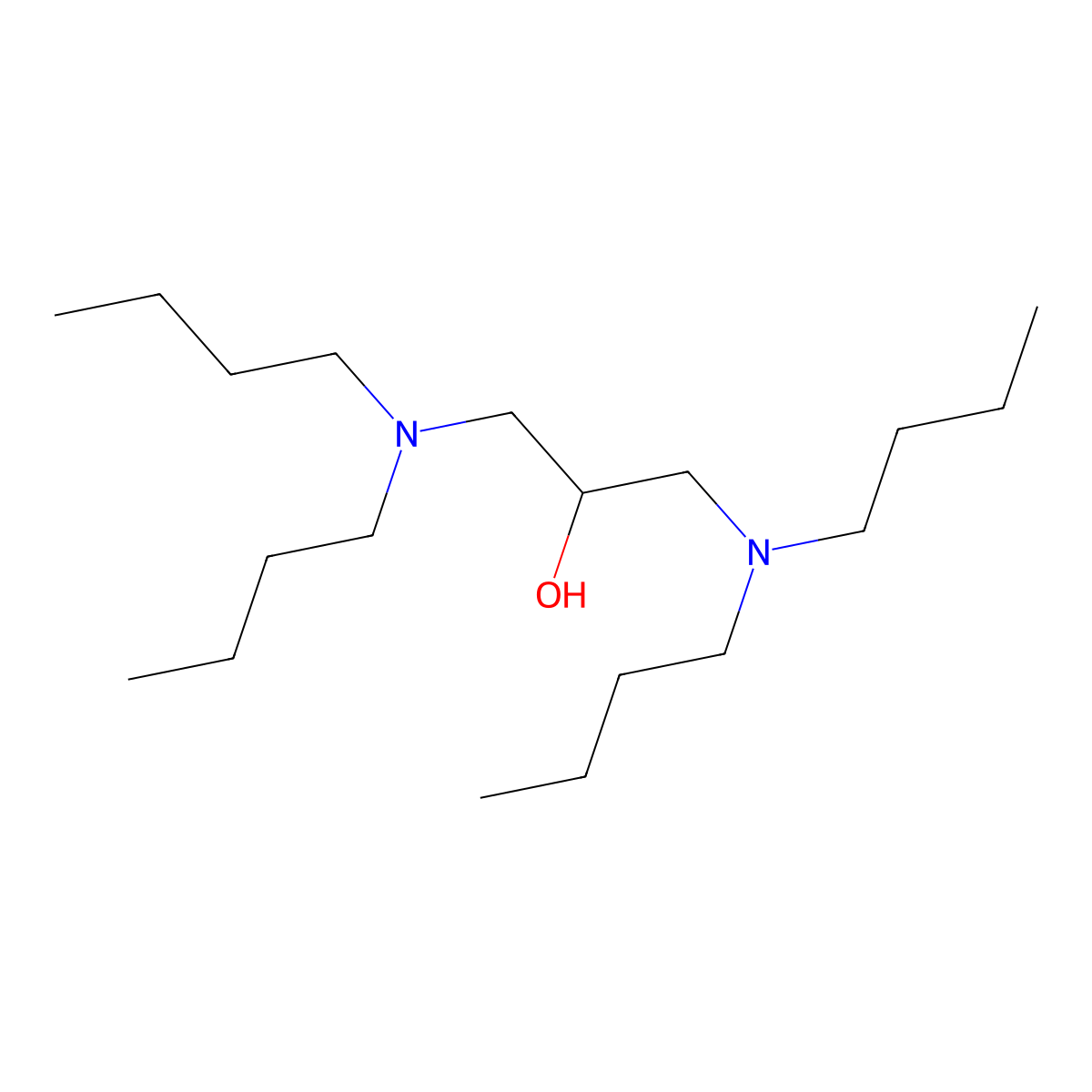 1,3-Bis(dibutylamino)propan-2-ol molecular structure, CAS 5402-88-0