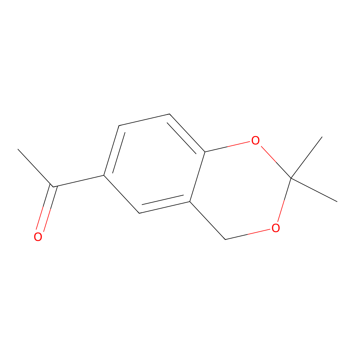 1-(2,2-Dimethyl-2,4-dihydro-1,3-benzodioxin-6-yl)ethan-1-one molecular structure, CAS 54030-34-1
