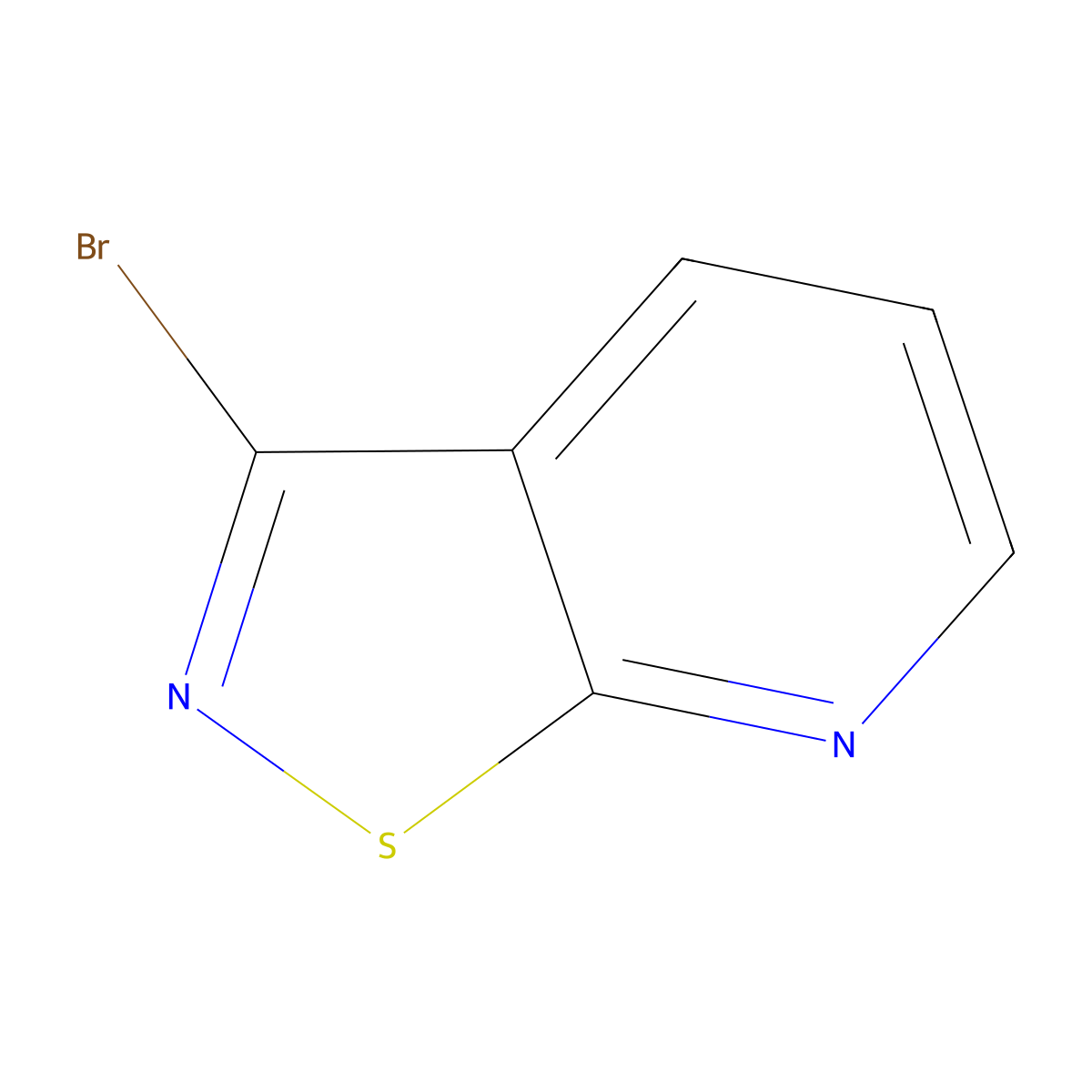 3-Bromoisothiazolo[5,4-b]pyridine molecular structure, CAS 540492-90-8