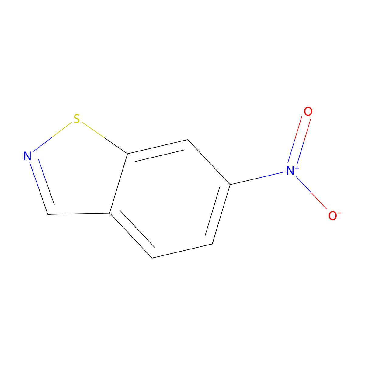 6-Nitrobenzo[d]isothiazole molecular structure, CAS 540493-14-9