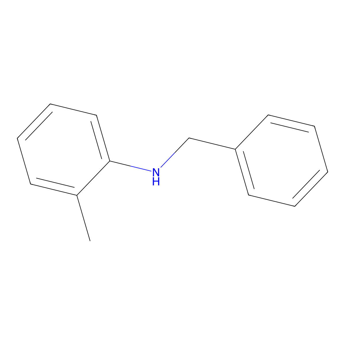 N-Benzyl-o-toluidine molecular structure, CAS 5405-13-0