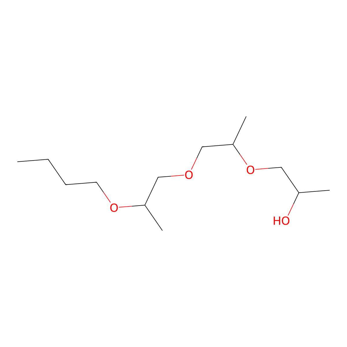 1-[1-(2-Butoxypropoxy)propan-2-yloxy]propan-2-ol molecular structure, CAS 5405-55-0
