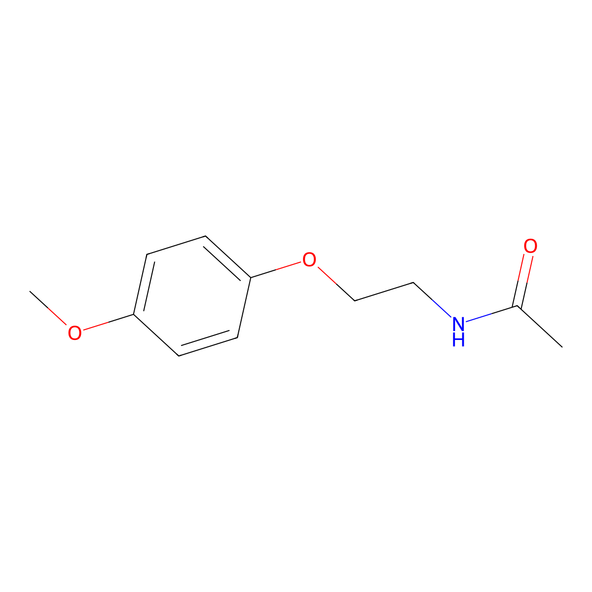N-[2-(4-methoxyphenoxy)ethyl]acetamide molecular structure, CAS 540512-00-3