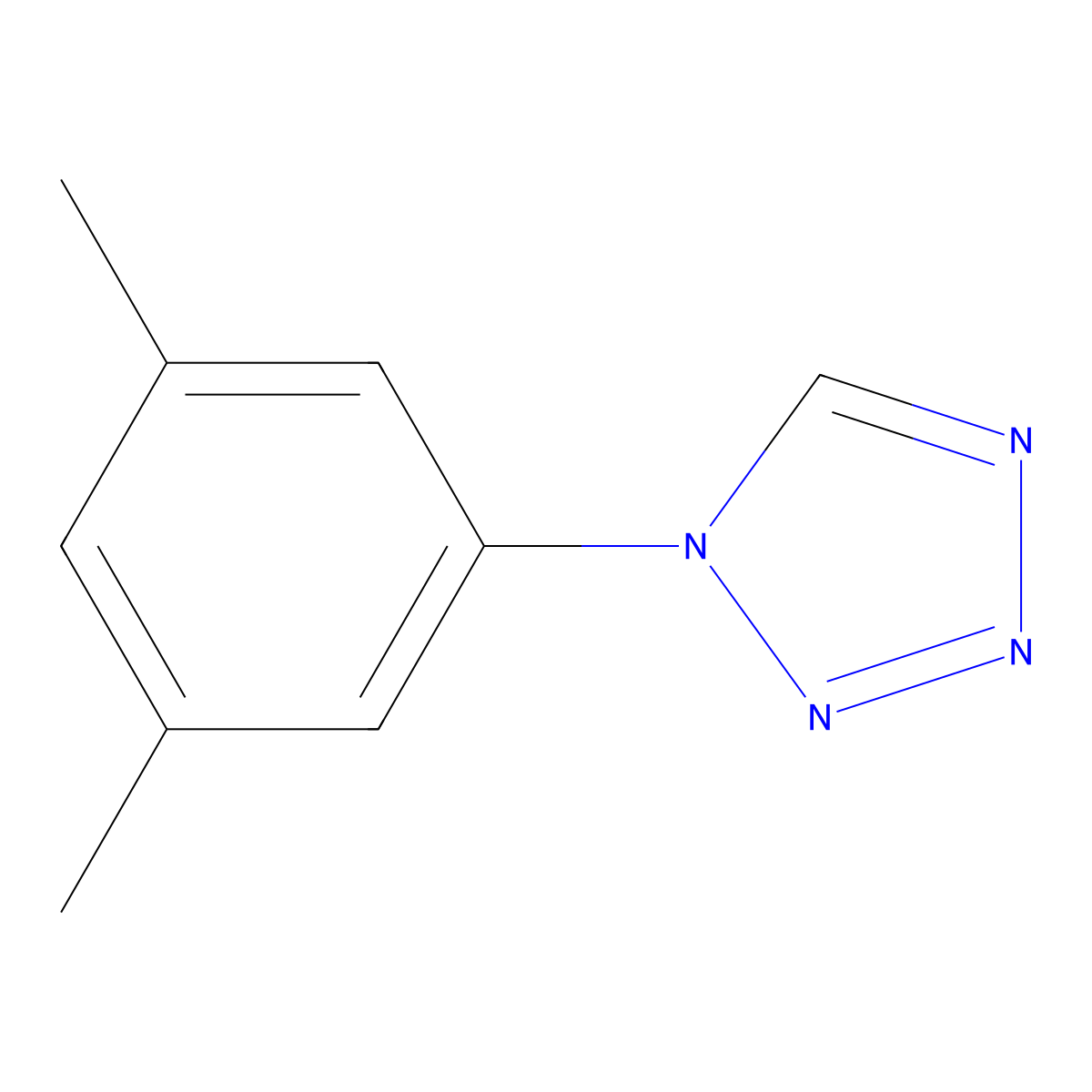 1-(3,5-dimethylphenyl)-1H-tetrazole molecular structure, CAS 540515-17-1