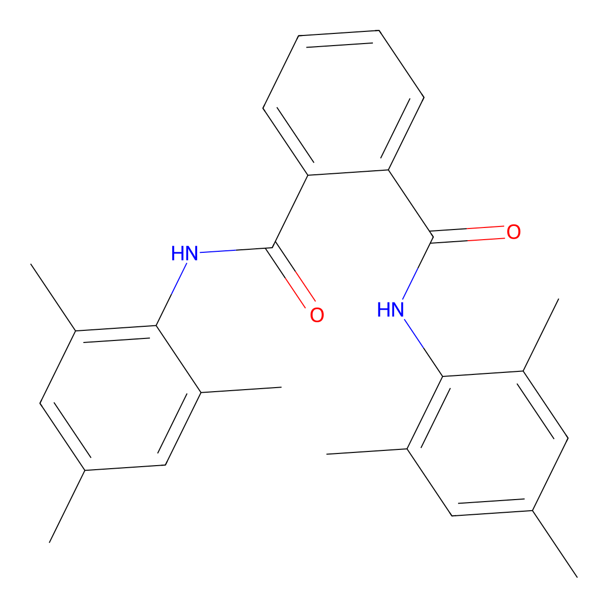 N~1~,N~2~-dimesitylphthalamide molecular structure, CAS 540519-59-3