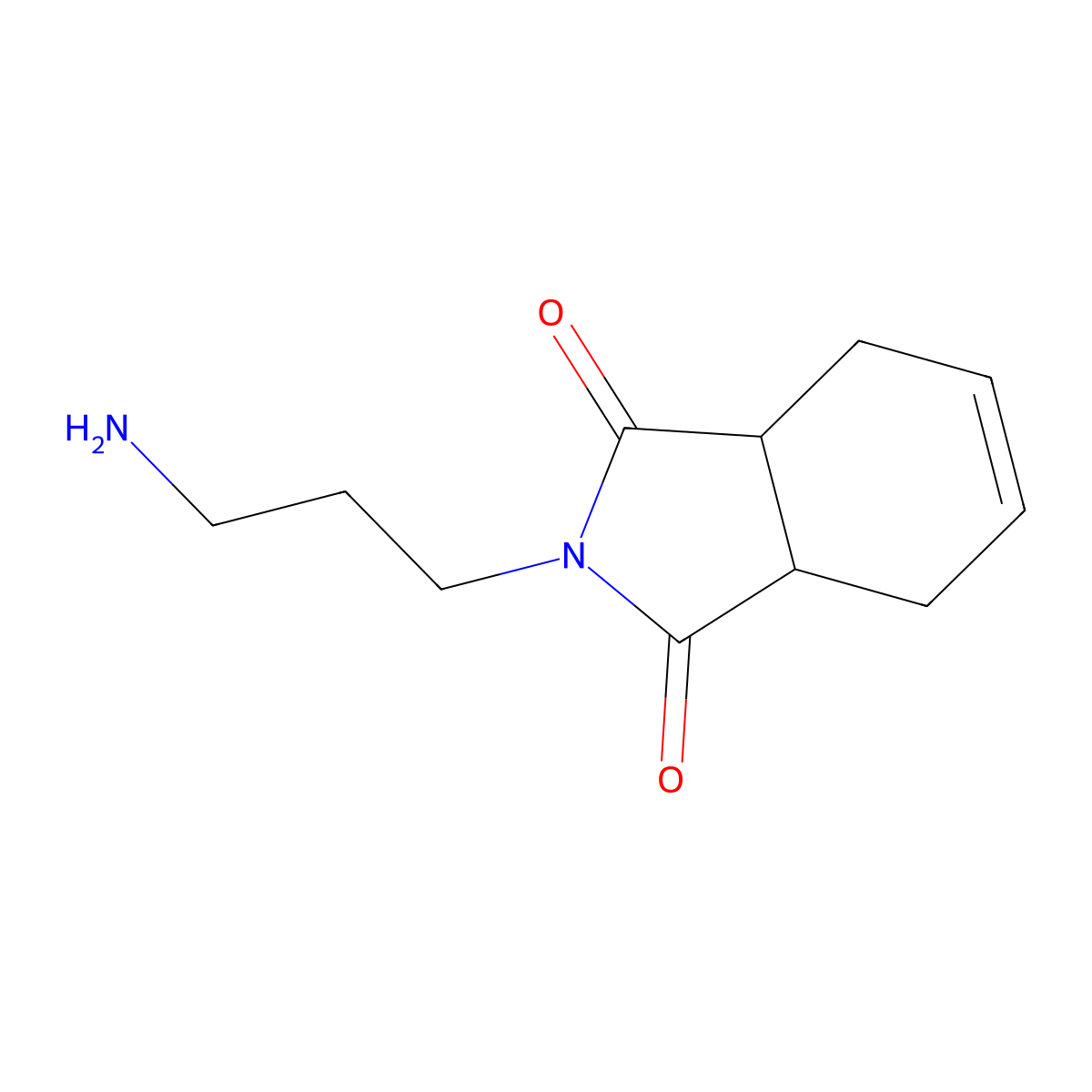 2-(3-Aminopropyl)-2,3,3a,4,7,7a-hexahydro-1H-isoindole-1,3-dione molecular structure, CAS 54052-98-1