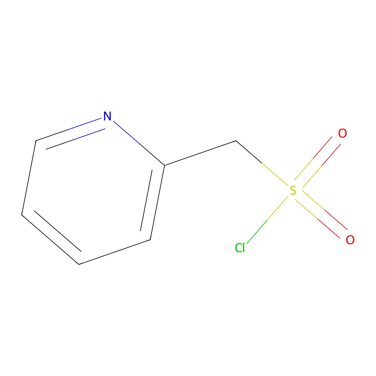 Pyridin-2-ylmethanesulfonyl Chloride molecular structure, CAS 540523-41-9