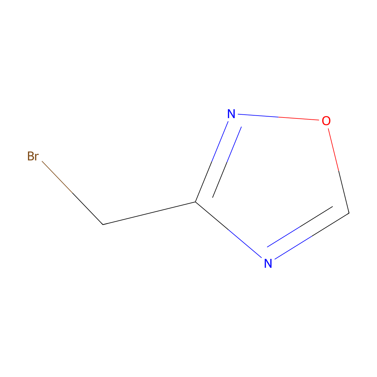 3-(Bromomethyl)-1,2,4-oxadiazole molecular structure, CAS 540524-13-8
