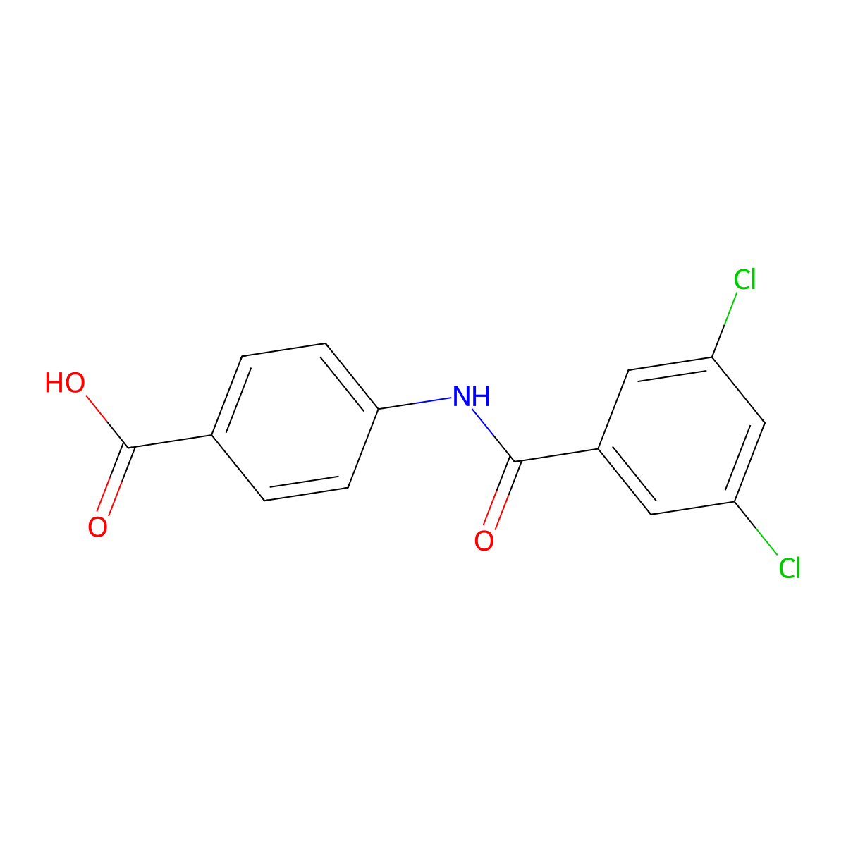 4-(3,5-Dichlorobenzamido)benzoic acid molecular structure, CAS 54057-49-7